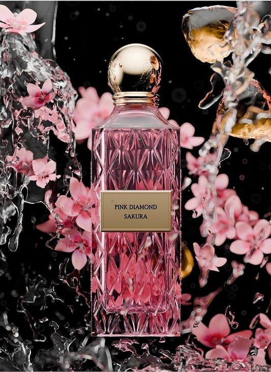 PINK DIAMOND SAKURA Eau de Parfum Unisex 200Ml (With Box) Original100%