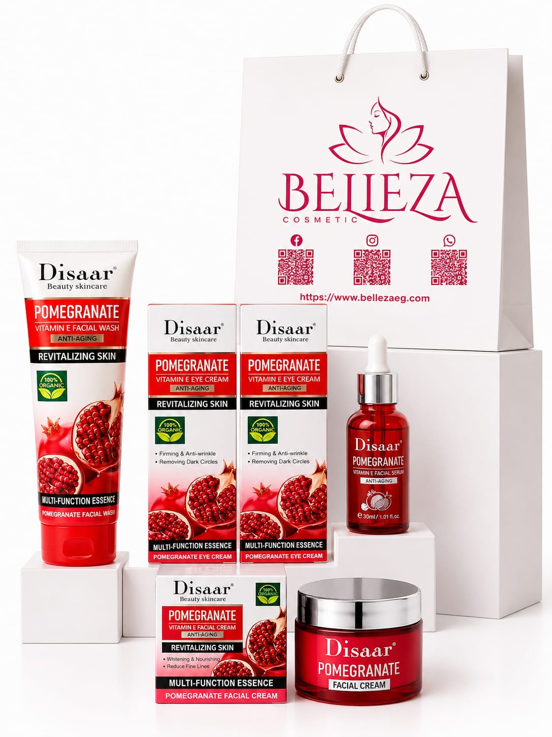 Belleza Disaar Pomegranate Collection