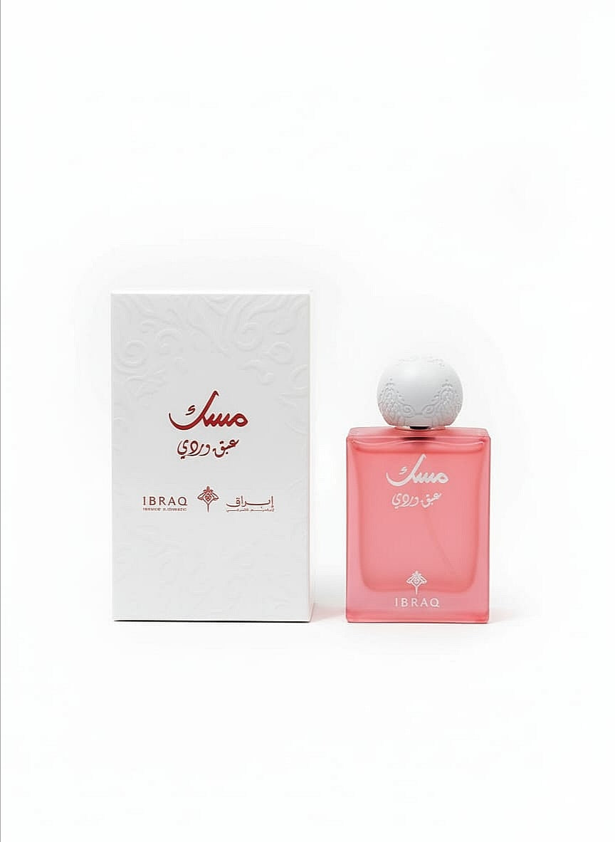 مِسك عبق وردي –  Ibrahim Al-Qurashi -75 ml Unisex Original100%