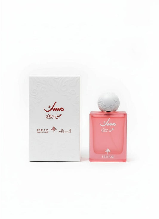 مِسك عبق وردي –  Ibrahim Al-Qurashi -75 ml Unisex Original100%