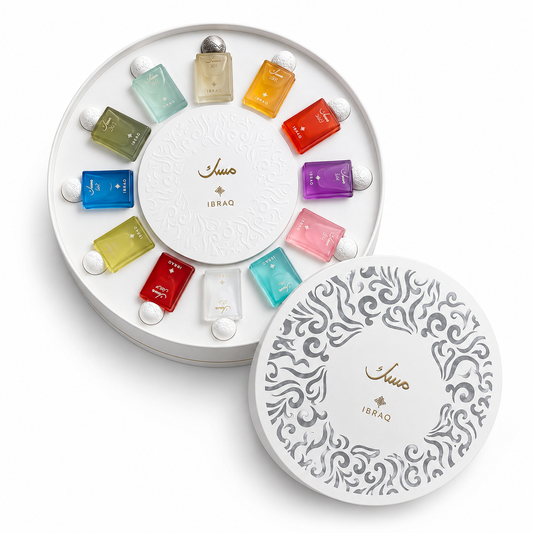 IBRAQ Musk Collection – 12 Premium Musk Set (20ml Each) unisex