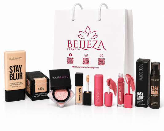 BELLEZA COSMETICS x HUDA BEAUTY Suitable for light to light-medium skin tones.